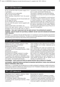 Notice Emos DCPW02 Éclairage LED décoratif