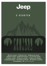 Notice JEEP 2XE ADVENTURER Scooter