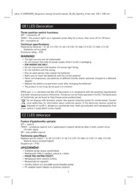 Notice Emos DCGC01 Éclairage LED