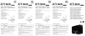 Notice Icy Box IB351STU3B Disque dur externe