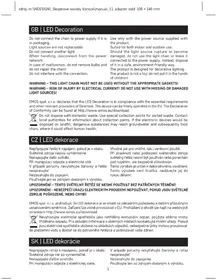 Notice Emos DCGW02 Décoration lumineuse LED