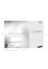 Notice SAMSUNG ME6194ST Micro-ondes