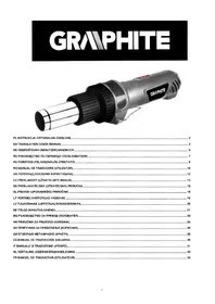 Notice Graphite 59G523 Pistolet termiczny