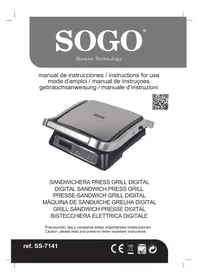 Notice Sogo SS7141 Croque monsieur clip