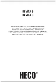 Notice HECO IN VITA 3 Haut-parleur