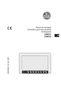 Notice IFM E2M232 Contrôleur électronique