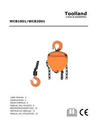 Notice Toolland WCB2001 Palan