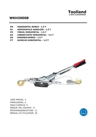 Notice Toolland WKH3000B Treuil