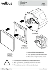 Notice Velbus VMBELPIR Interrupteur électrique
