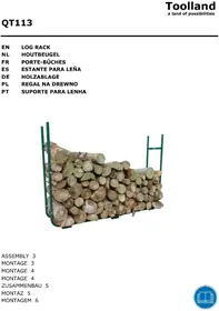 Notice Toolland QT113 Rangement bois