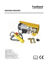 Notice Toolland WEH200 Treuil électrique
