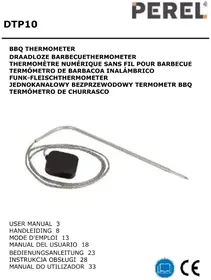 Notice VELLEMAN DTP10 Thermomètre pour aliments
