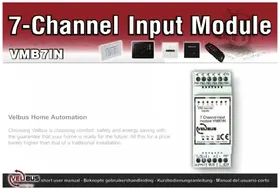 Notice Velbus VMB7IN Module électronique