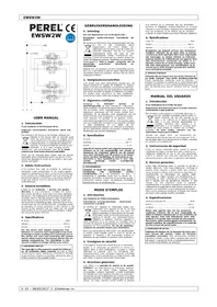 Notice Perel EWSW2W Télécommande universelle