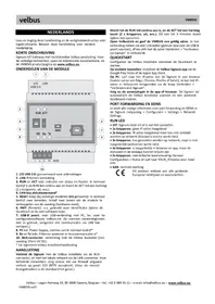 Notice Velbus VMBSIG Domotique