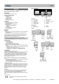 Notice Velbus VMB1BLS Contrôleur