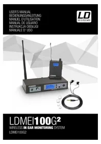 Notice LD Systems MEI 100 G2 B5 Bouchon d'oreille
