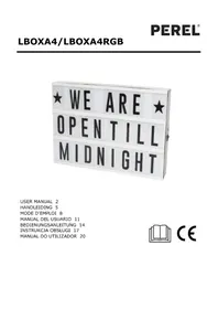 Notice Perel LBOXA4 Éclairage