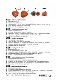 Notice Perel EFL27 Détecteur