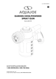 Notice Aqua Joe AJMSGTND Jet de peinture