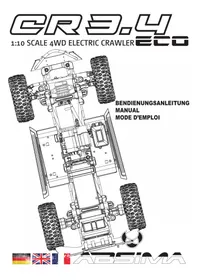 Notice Absima CR3.4 Jouet radiocommandé