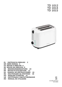 Notice AMICA TD 1012 тостер