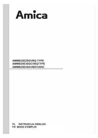 Notice AMICA AMMB25E4SGVBSTUDIO Four à micro-ondes