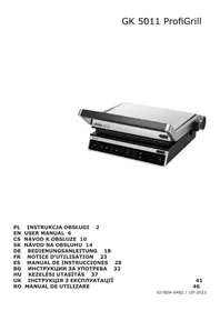 Notice AMICA PROFIGRILL GK 5011 затискач для крок-месьє