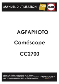 Notice AGFAPHOTO CC2700 Caméscope