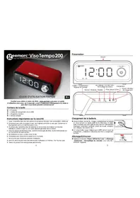 Notice GEEMARC VISOTEMPO200 Lecteur mp3