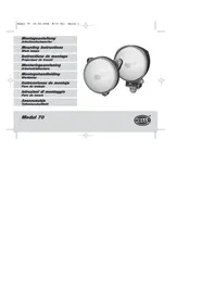 Notice Hella MODUL 70 Lampe