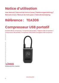 Notice LIVOO TEA306 Compresseur