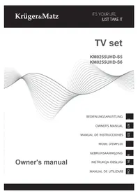 Notice Krüger&Matz KM0255UHDS6 Televisie