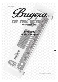 Notice Bugera THE NUKE BTX36000 Guitare