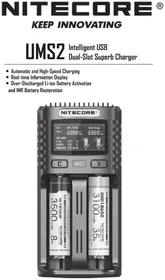 Notice Nitecore UMS2 Chargeur de piles