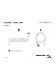 Notice HYPERX COILED CABLE Câble électrique