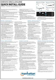 Notice MANHATTAN 130295 Boîte de stockage