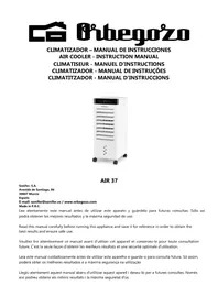 Notice Orbegozo AIR 37 Aire condicionat