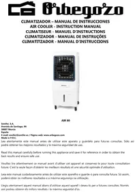 Notice Orbegozo AIR 80 Aire condicionat
