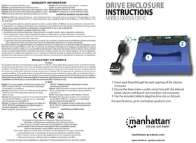 Notice MANHATTAN 130110 Disque dur