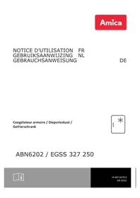 Notice AMICA ABN6202 Congélateur