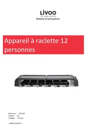 Notice LIVOO DOC185 Autres appareil de cuisine