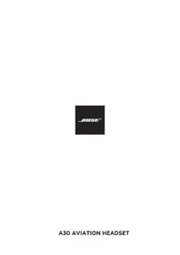 Notice BOSE A30 AVIATION HEADSET Écouteurs sans fil