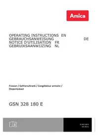 Notice AMICA GSN 328 180 E Congélateur