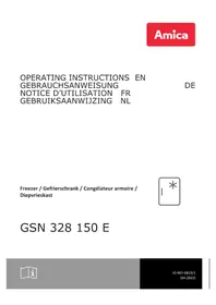 Notice AMICA GSN 328 150 E Congélateur