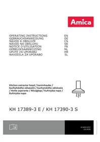 Notice AMICA KH 173903 S Kuchynský digestor