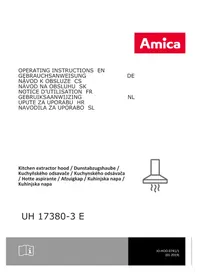 Notice AMICA UH 173803 E Kuchynský digestor
