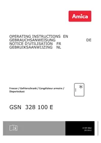 Notice AMICA GSN 328 100 E Congélateur