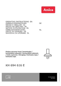 Notice AMICA KH 694 616 SM Kuchynský digestor