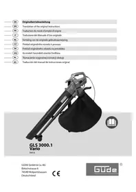 Notice Güde GLS 3000.1 Soplador